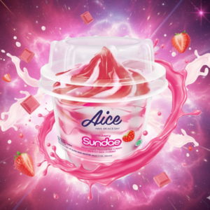 AICE Strawberry Sundae